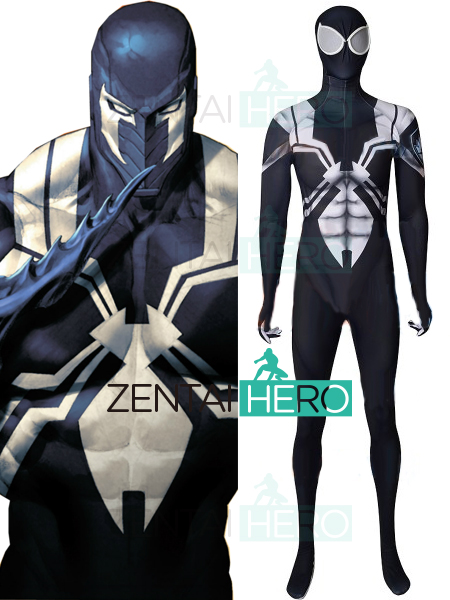 3D Printed Agent Venom Ultimate Spiderman Cosplay Costume